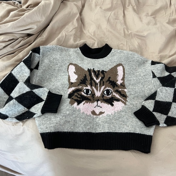LAZY OAF 🐈　S Cat sweater - Picture 6 of 9